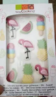 Decors sucres pour gâteau