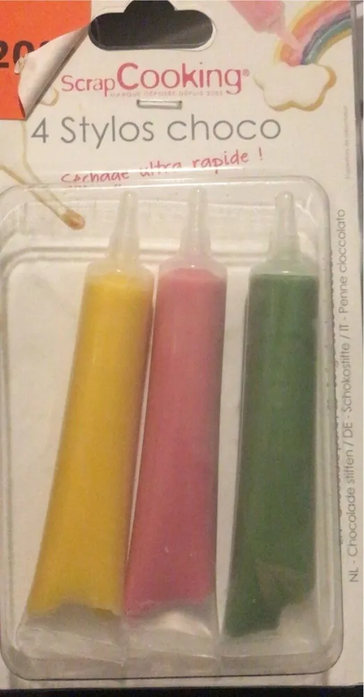 4 stylos choco