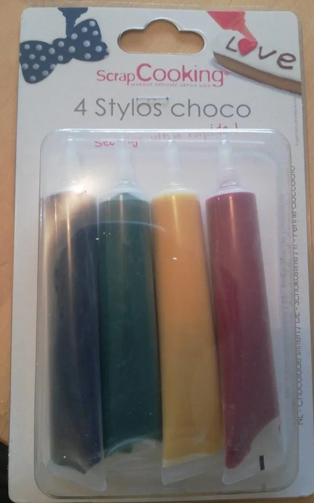 4 stylos choco