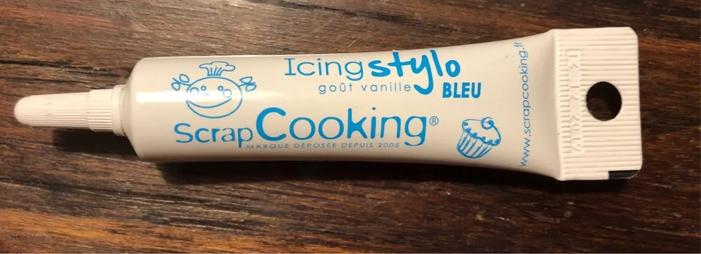 Icingstylo goùt vanille bleu