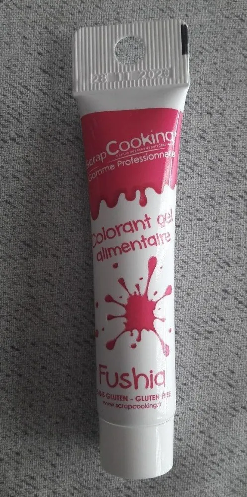 Colorant gel alimentaire fushia