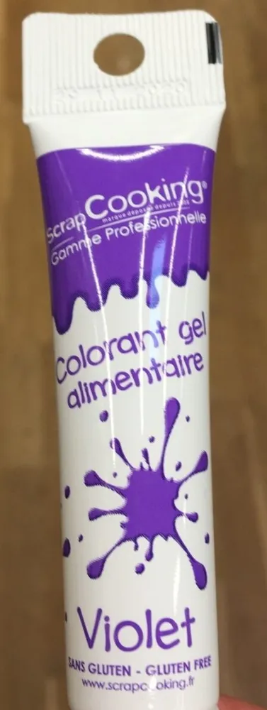 Colorant gel alimentaire
