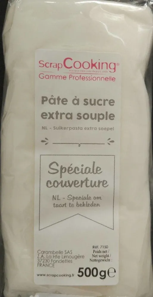 Pâte à sucre extra souple