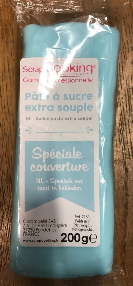 Pâte à sucre extra souple