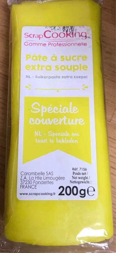 Pâte à sucre extra souple