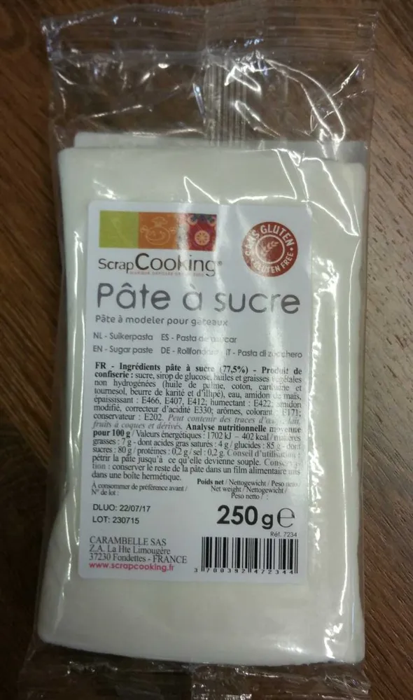 Pâte à Sucre Vanille