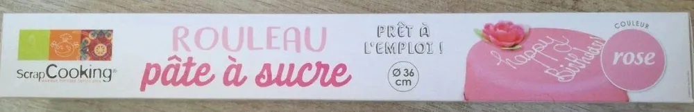 Rouleau pâte à sucre