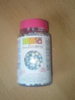 Décors Sucrés Perles Blanc / Bleue 55 g - Scrapcooking