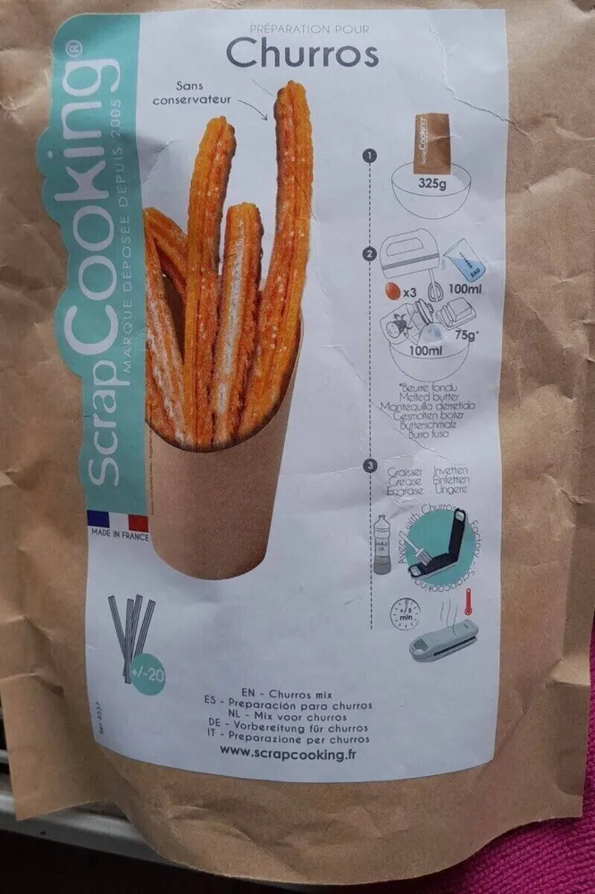 PRÉPARATION POUR Churros