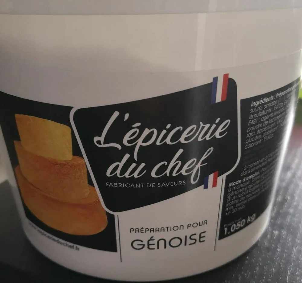 Préparation pour génoise