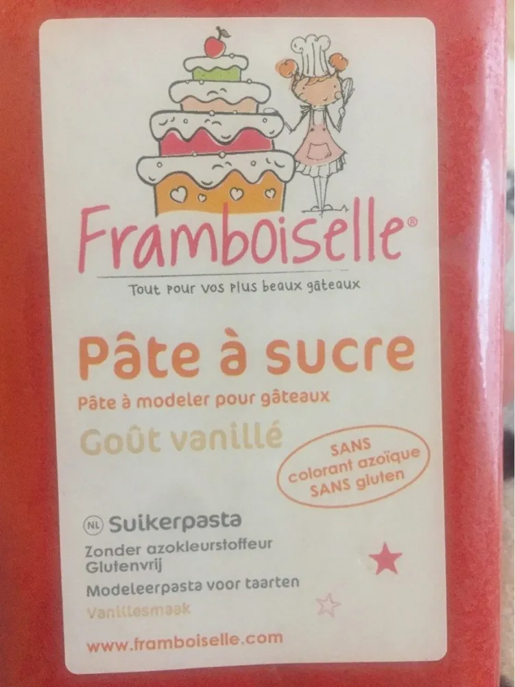 Pate a sucre gout vanillé