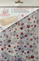 Feuilles transfert pour gâteaux roulés