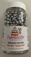 Decors sucrés perles argenté