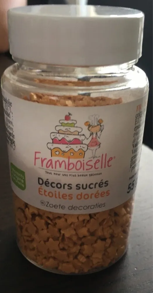 Décors sucrés - Étoiles dorées