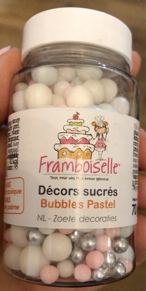 Décors sucrés Bubble Pastel