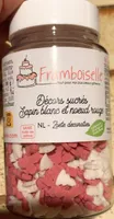 Decors sucrés sapin blanc et noeud rouge