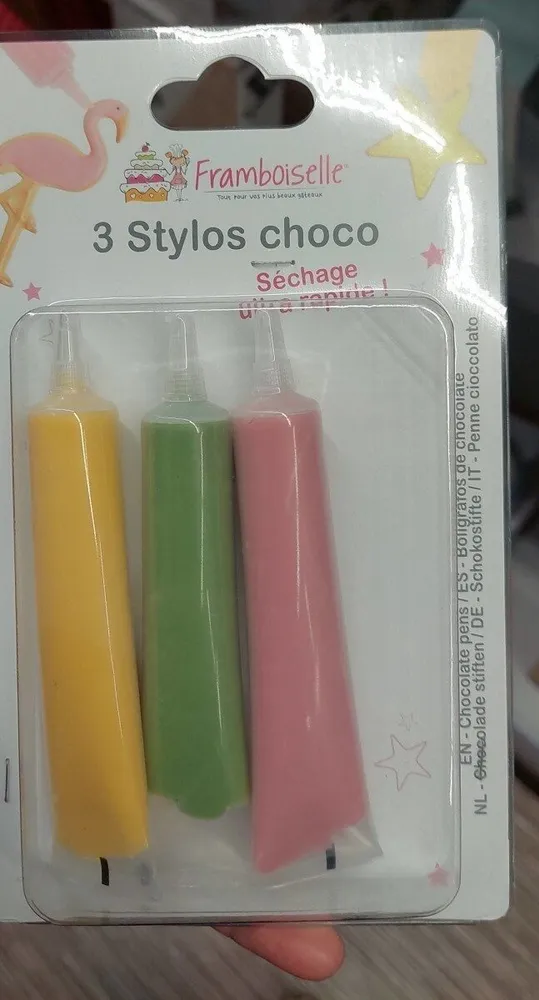 3 stylos choco