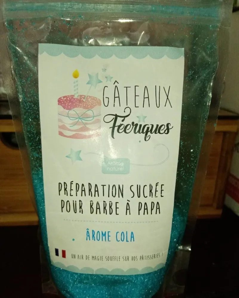 Préparation  sucrée pour barbe à papa