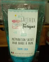 Préparation  sucrée pour barbe à papa