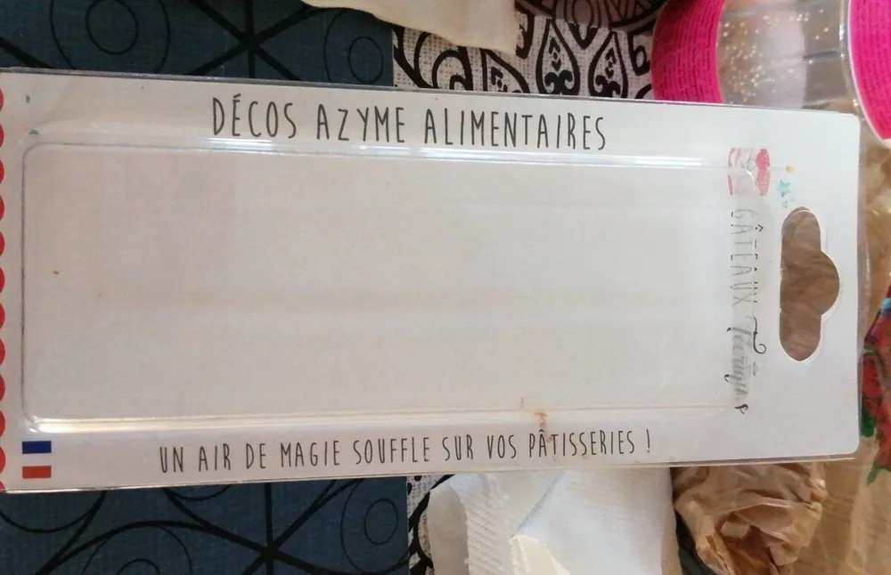 Décors azyme alimentaires