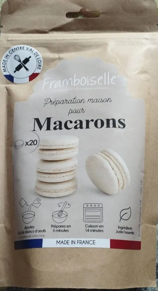 Préparation maison pour macarons