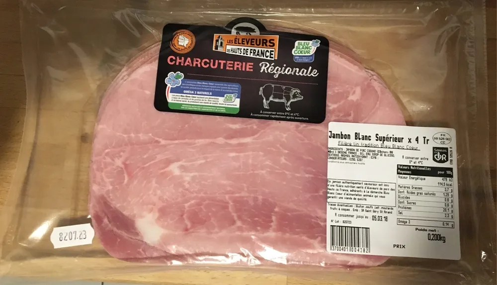 Jambon blanc supérieur