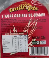 Pains graines de sésame