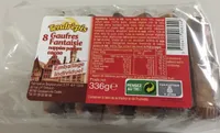 Gauffres fantaisie nappées parfum cacao