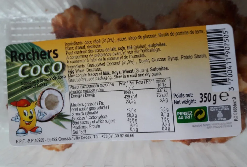 Rochers coco