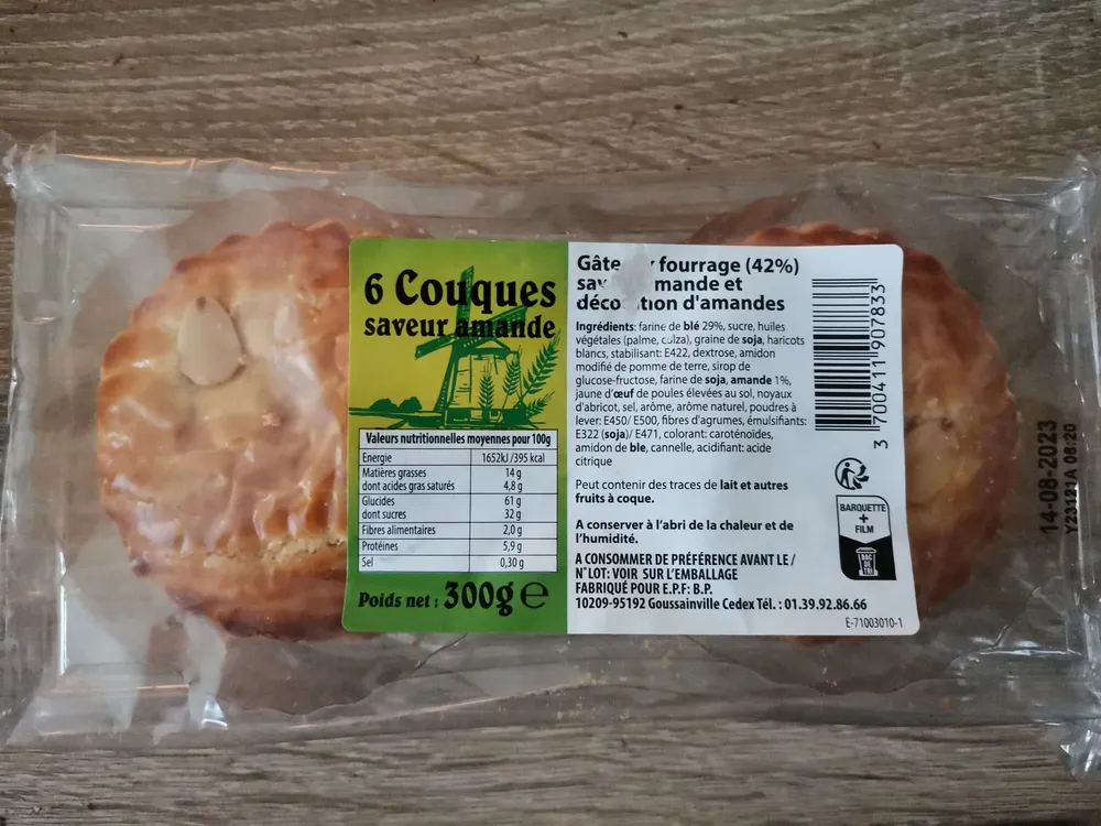 Couques - gâteaux fourrés saveur amande