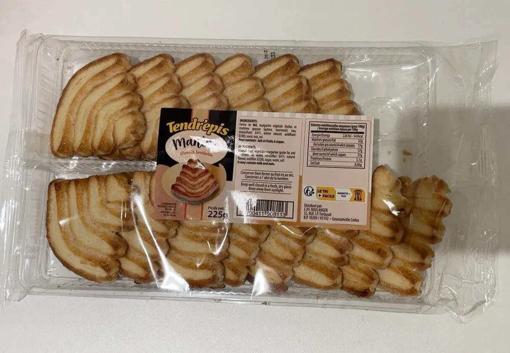 Manine biscuits feuilletés