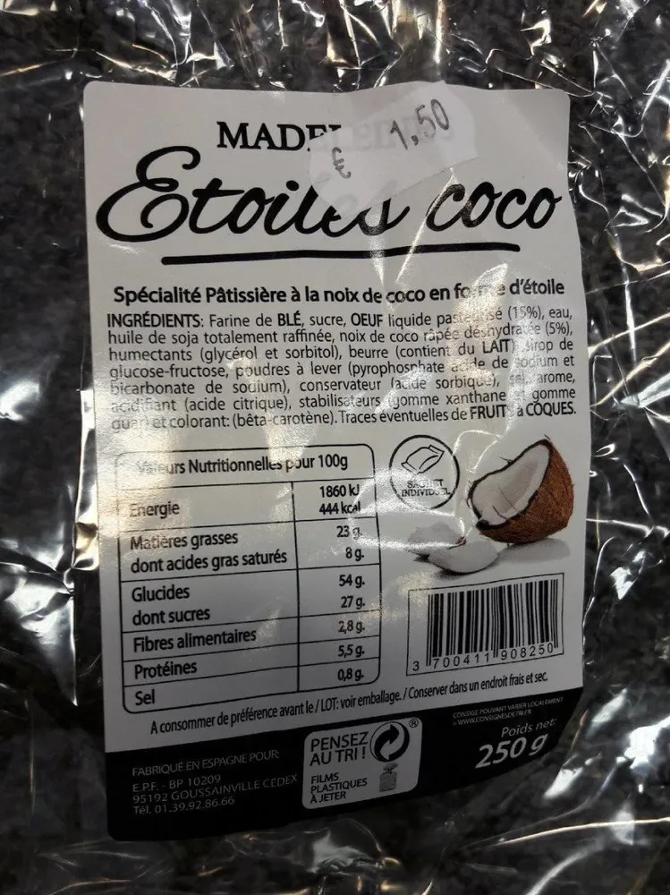 Étoiles coco