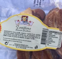 Tortillons biscuits feuilletés