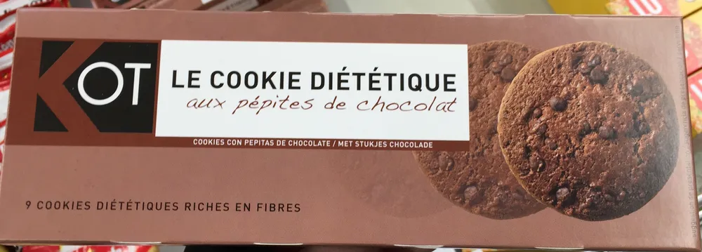 Le cookie diététique aux pépites de chocolat