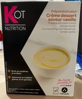 Préparation pour crème dessert saveur vanille