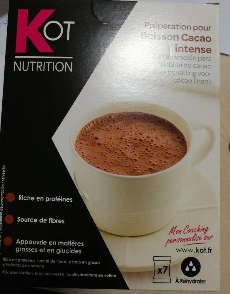 Préparation pour Boisson Cacao intense