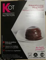 Préparation pour Mug'KOT Fondant saveur chocolat