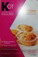 Mini Cake aux pépites fruitées