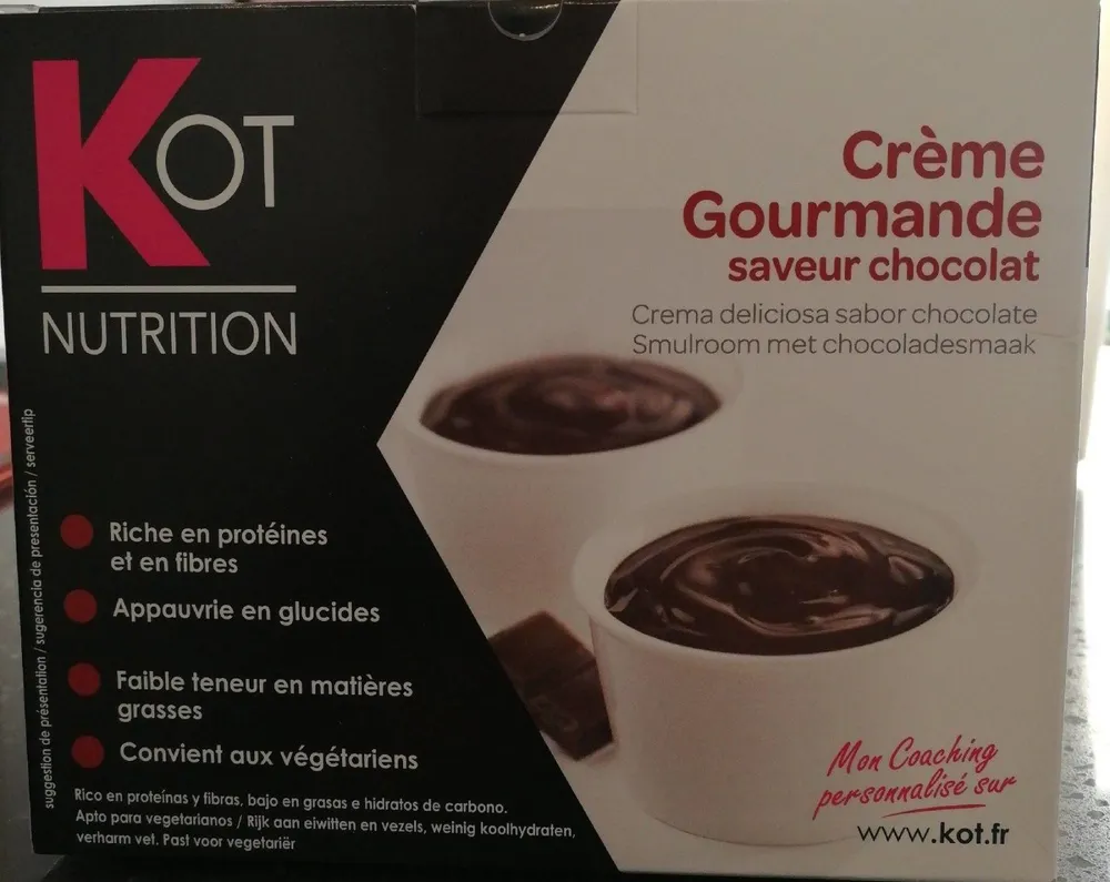Crème Gourmande saveur chocolat