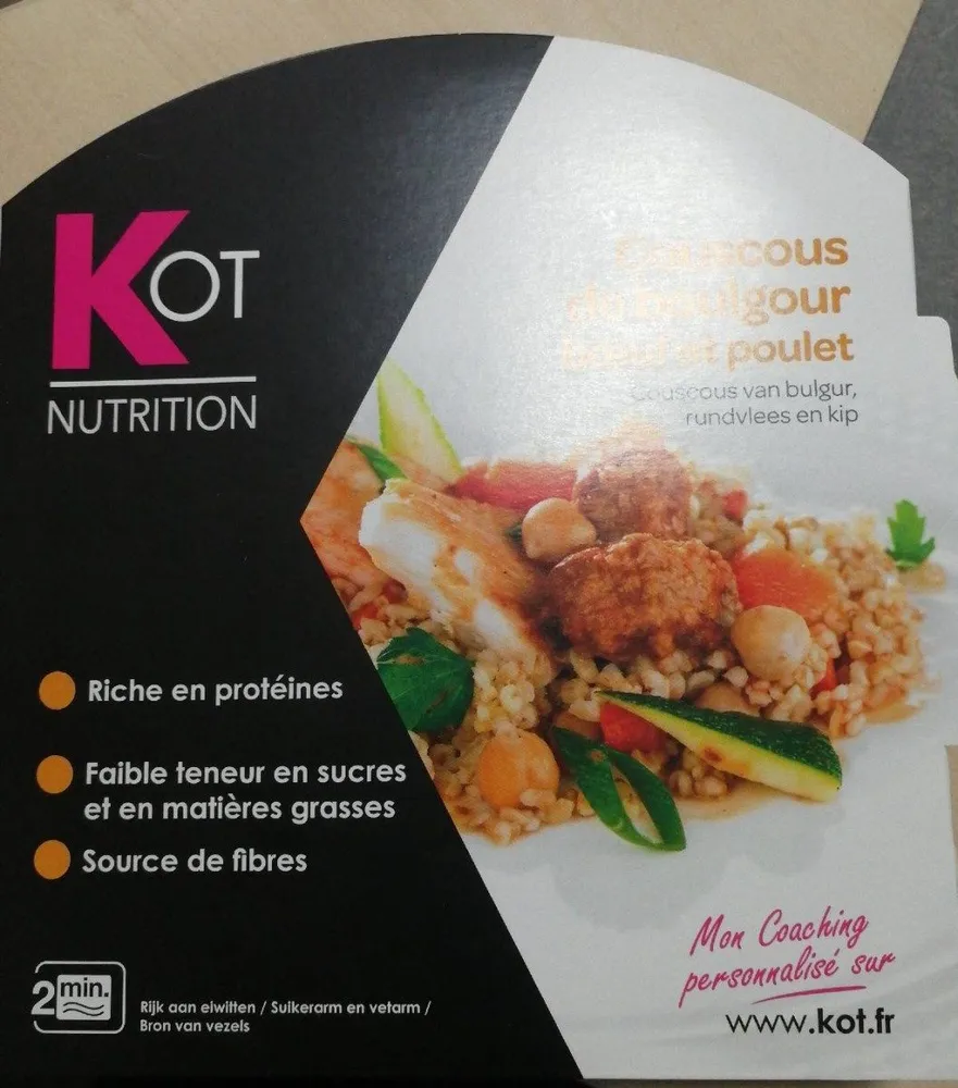 Couscous de boulgour boeuf et poulet