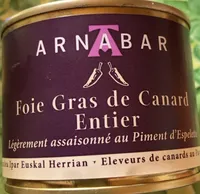 Foie gras de canard entier