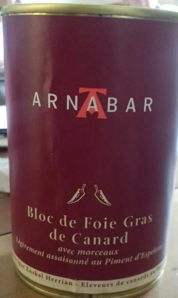 Bloc de foie gras de canard