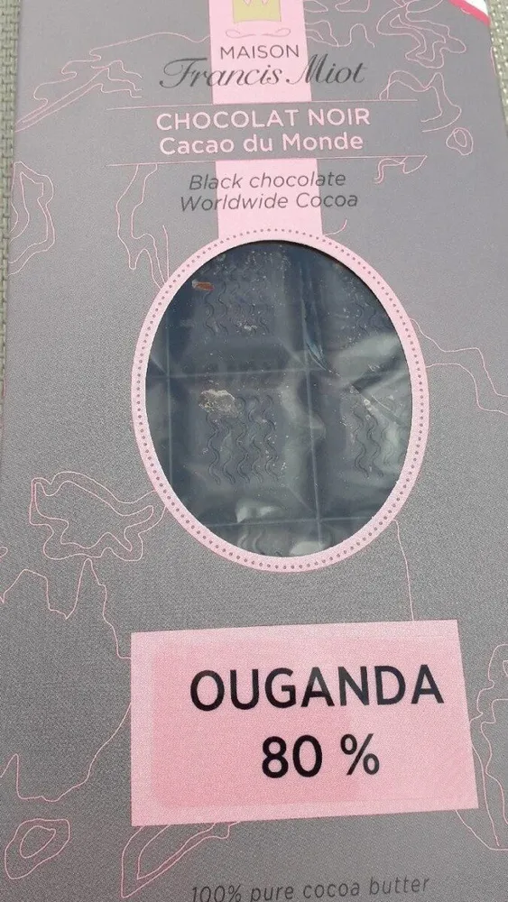 Chocolat noir. Cacao du monde