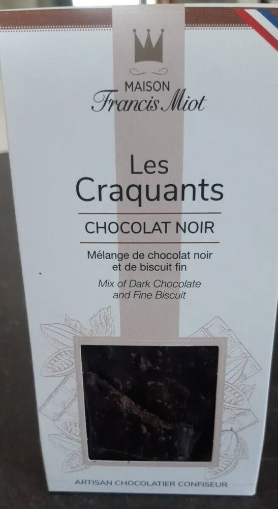 Les craquants chocolat noir