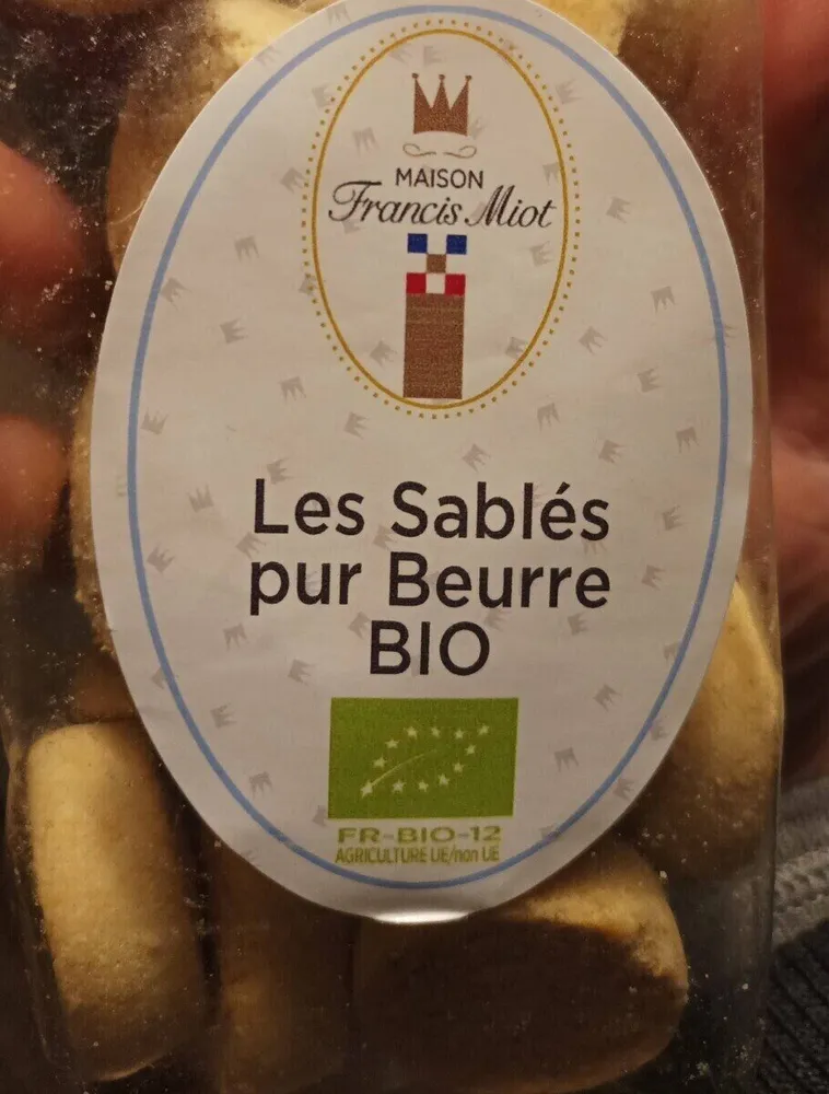 Sablés pur beurre bio