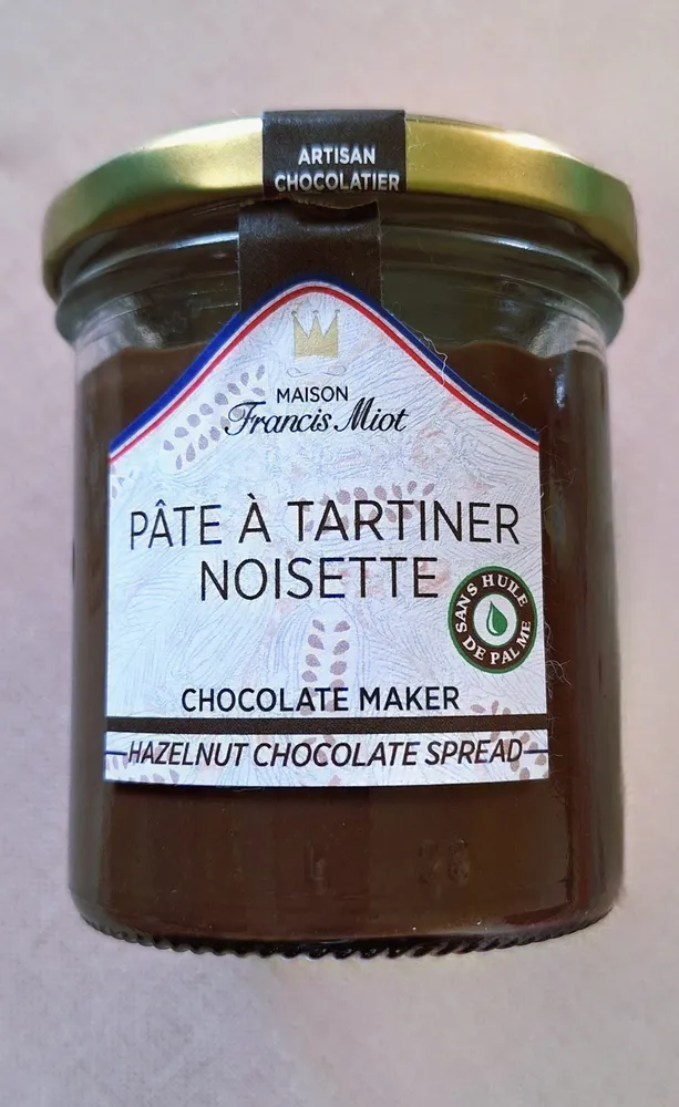Pâte à tartiner noisette