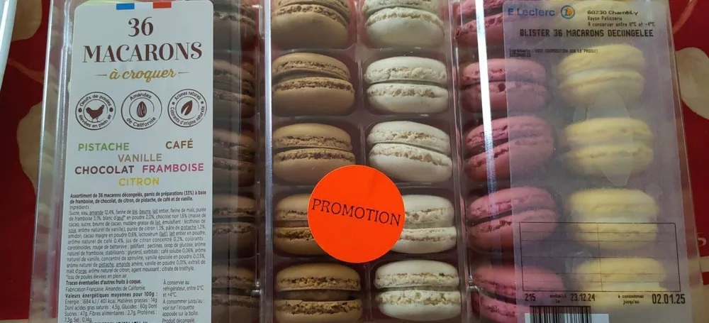 36 MACARONS à croquer