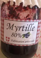 Confiture de myrtille