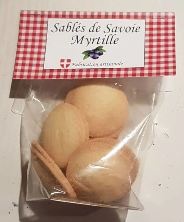 Sablés de Savoie Myrtille