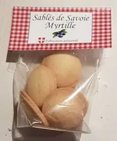 Sablés de Savoie Myrtille